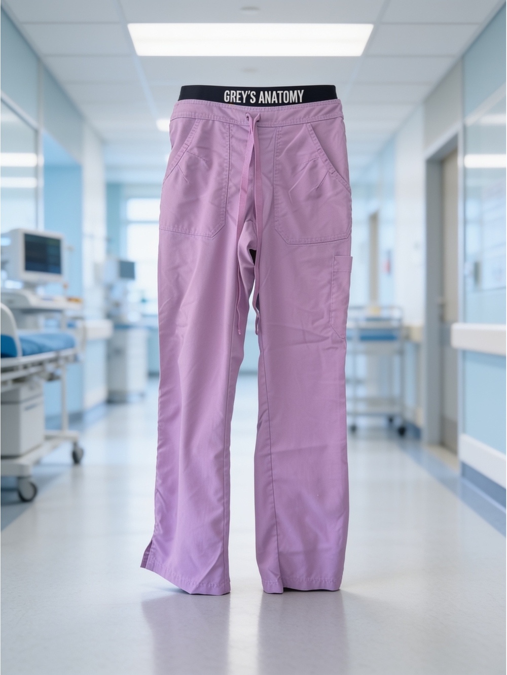 Grey's Anatomy by Barco Women's Lavender Scrub Pants with Elastic Waistband